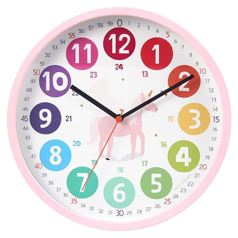 Dripio Kinderwekker Leerschoolklok Kleurrijk 25 cm