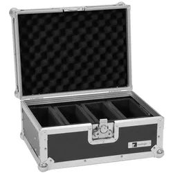 ROADINGER Flightcase EC-4AC 4x AKKU Flat Light Serie