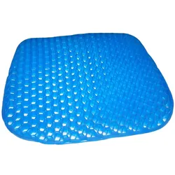 MESA LIVING Komfort-Gel-Sitzkissen Gel Pilow Blau