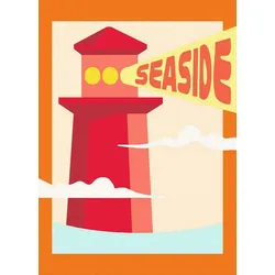 Ravensburger CreArt - Malen nach Zahlen 23899 - Leuchtturm am Strand - ab 12 Jahren