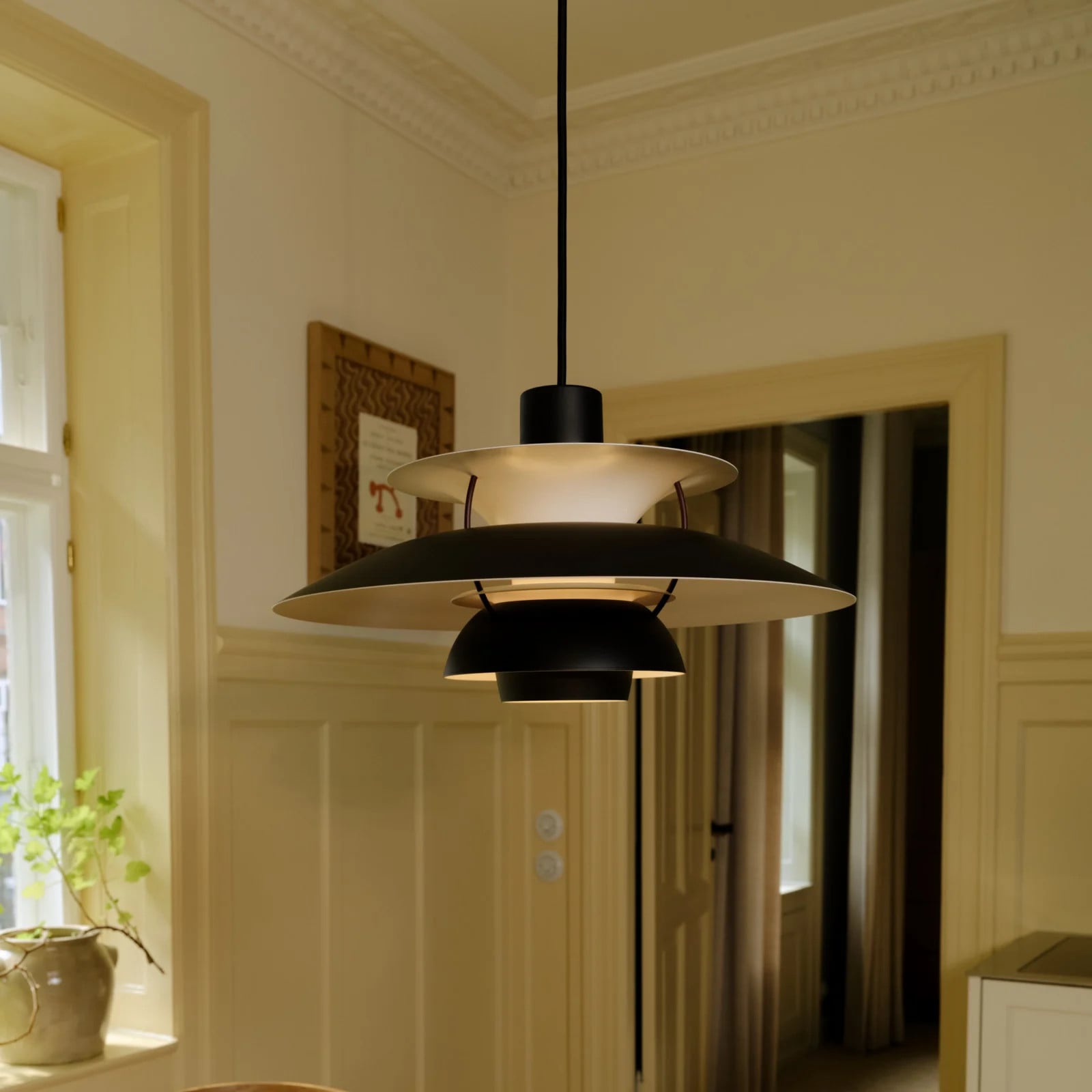 Louis Poulsen PH 5 300 Black Edition Hanglamp met E14 fitting