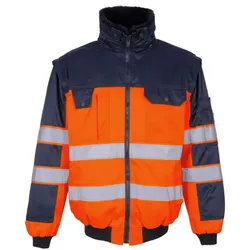 MASCOT Livigno Pilotjacke SAFE IMAGE Hi-vis Orange / Marine XL - 00920-660-141-XL - Hi-vis Orange / Marine