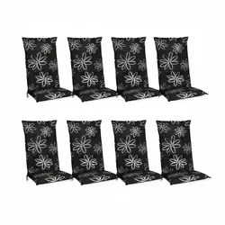 HOCHLEHNERAUFLAGE Flores 120x50x6cm Ornamente (8tlg)