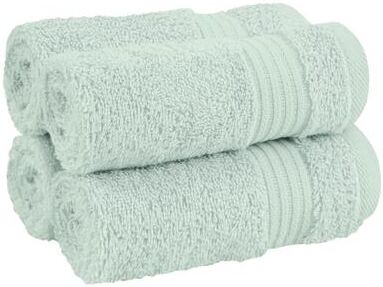 American Soft Linen Bekos 4 Pack Washcloth Set, 100% Cotton Washcloth Hand Face Towels for Bathroom and Kitchen