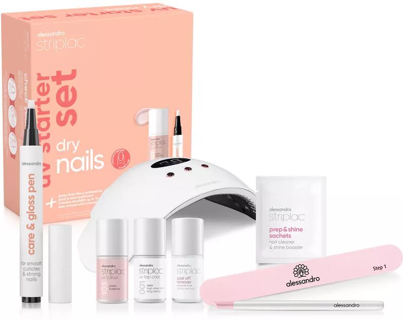 Alessandro - Striplac UV Starter Set Dry Nails, Set