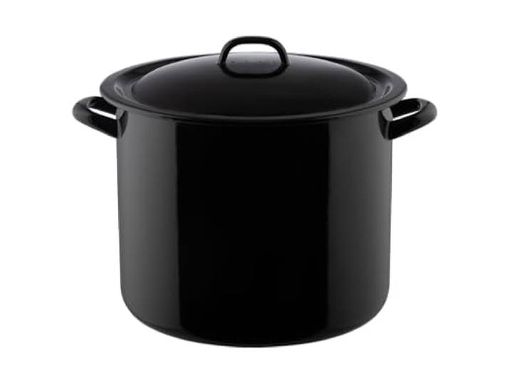 Riess, 0348-017, Vorratstopf m.D. 32cm SCHWARZ, LBH 42,2x34,1x27,1cm, Gew. 4,003kg