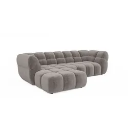 Ecksofa Phantom Stoff Braun