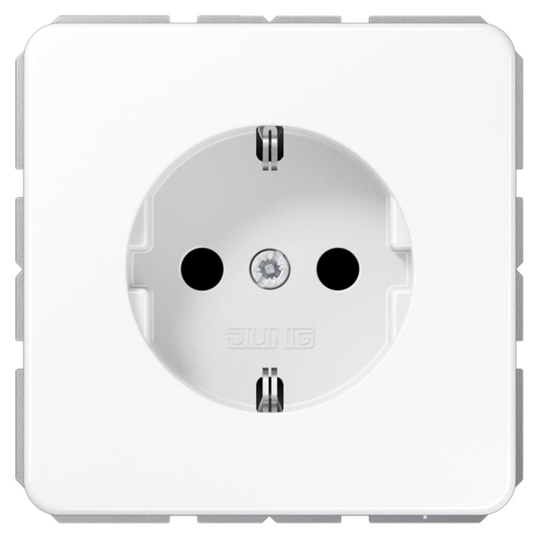 Jung SCHUKO-stopcontact CD 1520 BF WW CD1520BFWW