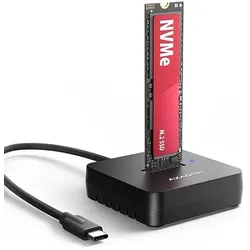 Axagon ADSA-M2C11L, USB-C 10Gbps dokovací stanice pro 1× M.2 NVMe SSD, SSD + Festplatte Zubehör