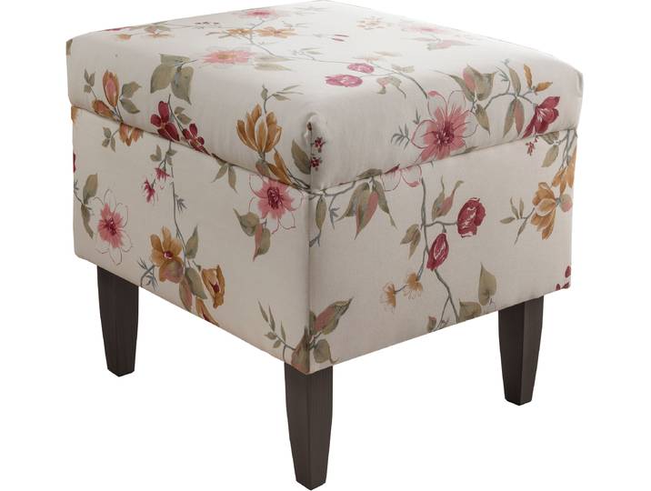 Hocker HOME AFFAIRE Asino , bunt (blume), B:48cm H:40cm T:48cm, Hocker, Hocker