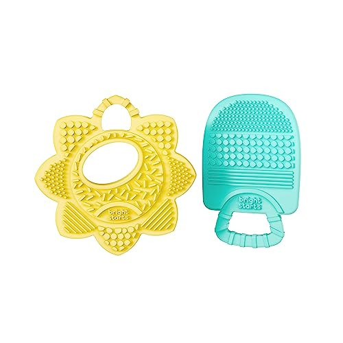 Bright Starts Sunny Fopspenen 2 Multi-Textured Bijtringen