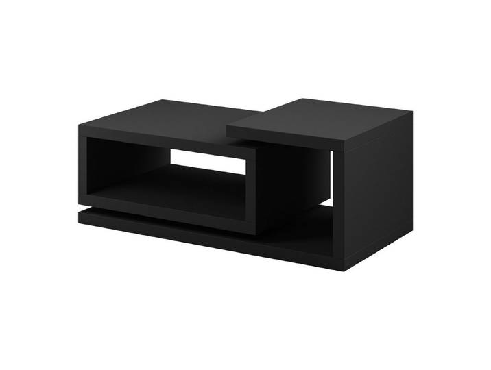 Beautysofa Couchtisch BOTA 120 × 60 cm (Moderner Wohnzimmertisch im Industrie-Design, mit Stauraum), 2 Farben zur Auswahl