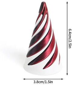Inspired Living Impossible Pyramid Spiral Cone Fidget Toy For Stress Relief And Desk Display 8