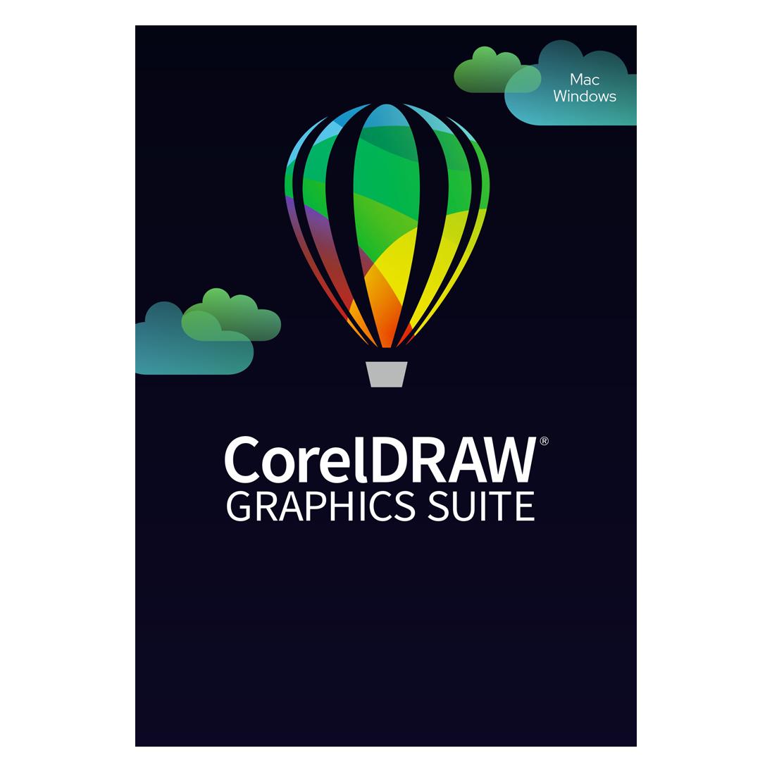 Corel Draw Graphics Suite Agnostic Box, Subscr., 1yr, WIN, DE (1 User, 12 Monate) (CDGSAG1YDEMBEU)