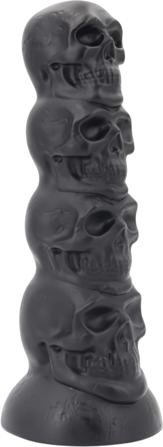 Monster Cable Topped Monster - skull dildo - 22 cm (black)