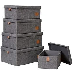 OTTO Office Aufbewahrungsboxen-Set »Premium« 5 Boxen grau