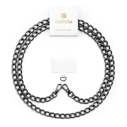 ONEFLOW Universal Handykette Edelstahl abnehmbar – CHAINLESS Curb Chain