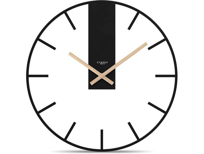 Cander Berlin Juna XXL Wandklok Stil 40cm MDF Hout Zonder Tikken