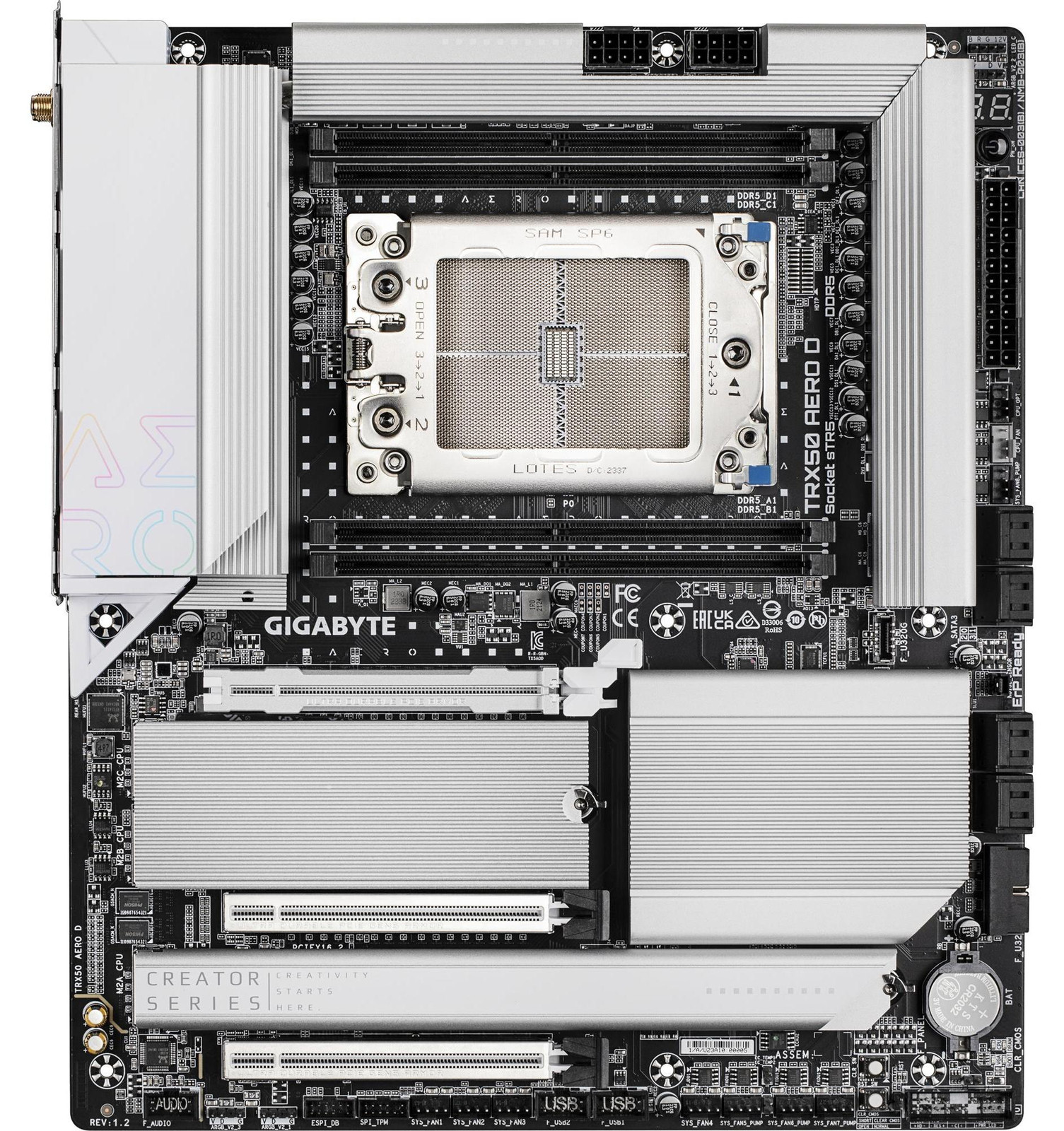 Gigabyte TRX50 AERO D moederbord