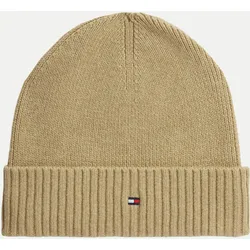 Beanie mit Logo-Stickerei Beige