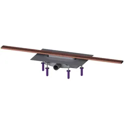 Kessel Linearis Duschrinne 45303.09 900 mm, Copper gebürstet, Megastop