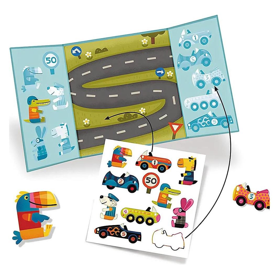 Djeco Stickerbilder Auto (5409073)