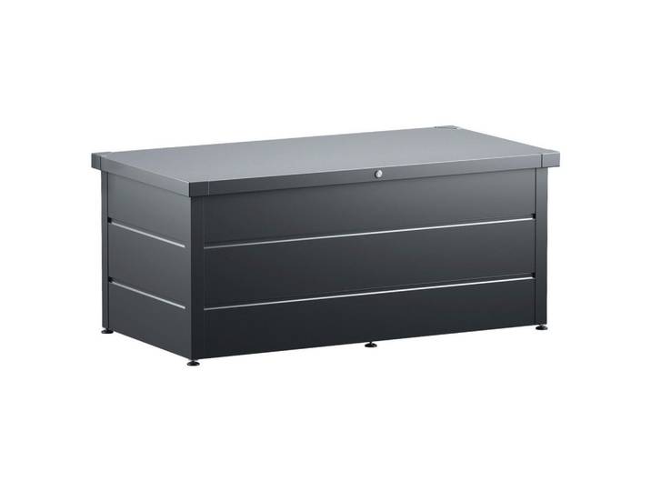 Hörmann Kissenbox, Anthrazit, Metall, 166x72.5x87.5 cm, Deckel aufklappbar, Gartenzubehör, Kissenboxen
