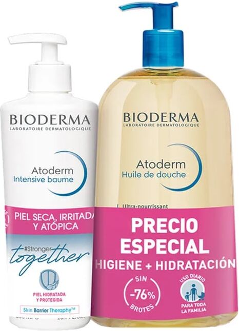 Bioderma Pack Atoderm Intensive Baume + Atoderm Óleo De Duche