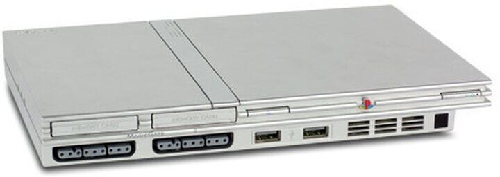 Sony PlayStation 2 Slim (PS2 Slim)   Silber - Refurbished