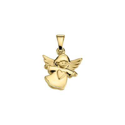 Kettenanhänger FIRETTI "Schmuck Geschenk Gold 333 Halsschmuck Anhänger Engel", gelbgoldfarben, Schmuckanhänger, Damen, Gelbgold 333, 0,51 g, Kettenanhänger