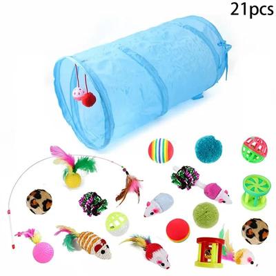 Uplift Picks Rainbow Cat Tunnel Collapsible Interactive Play Tube For Cats And Puppies 25