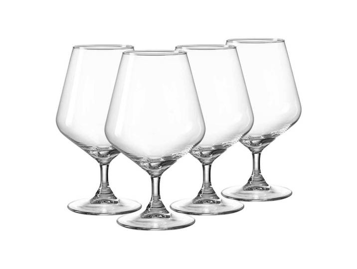Ritzenhoff Breker Schwenkgläser Rumba transparent 350 ml 4er Set, Transparent, Glas, Gläser, Schnapsgläser & Stamperl
