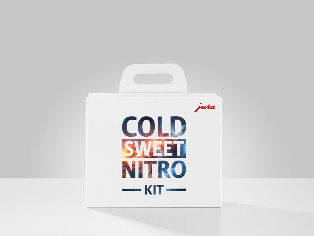 JURA 24328 Cold Sweet Nitro Kit Syrup attachment (Schwarz, Edelstahl, Transparent)