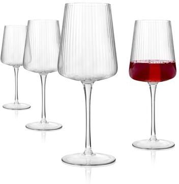 Artland Set of 4 Soho Optic Goblets - 14 oz