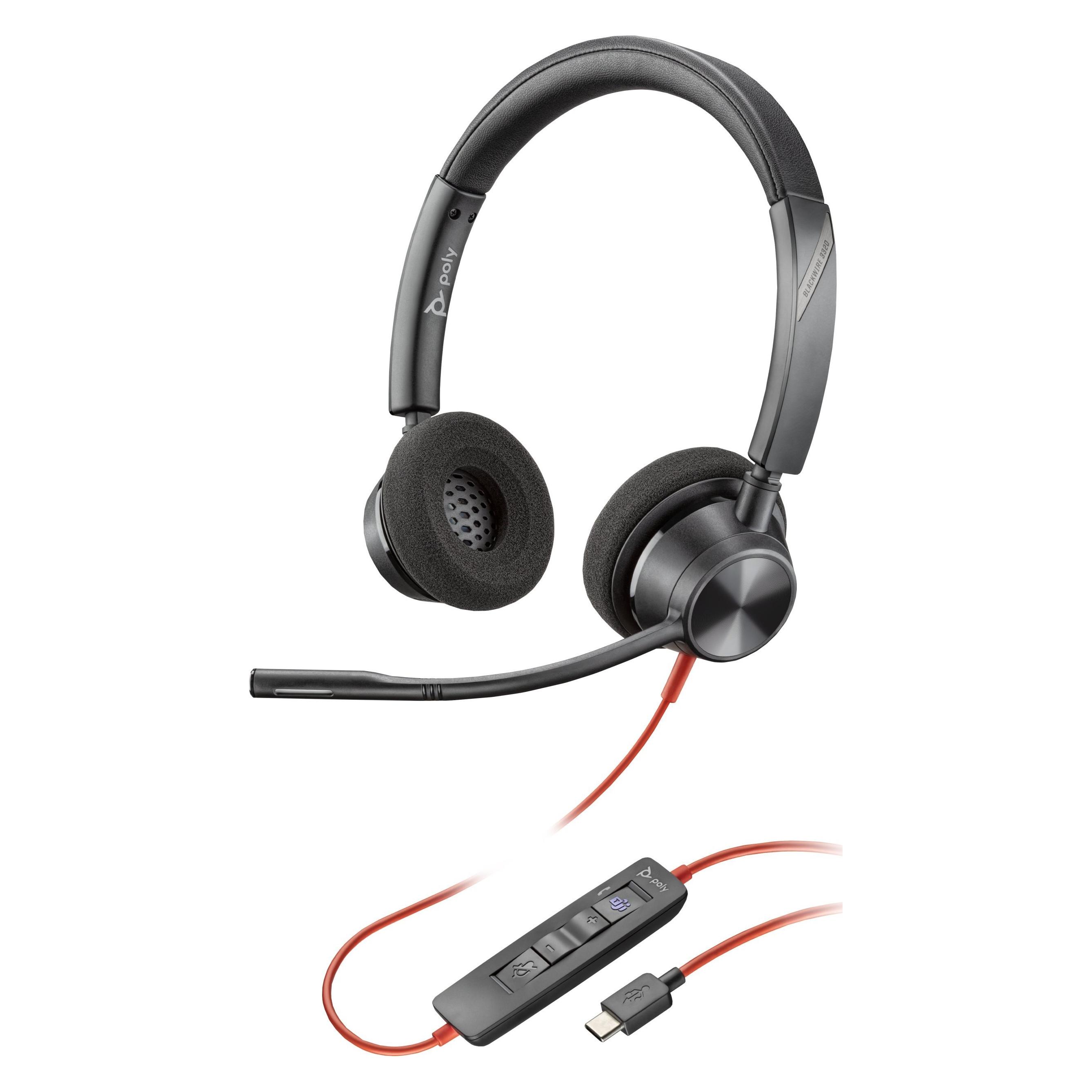 HP Poly Blackwire 3320 Microsoft (Kabelgebunden, USB-A, Microsoft Teams) (76J19AA)