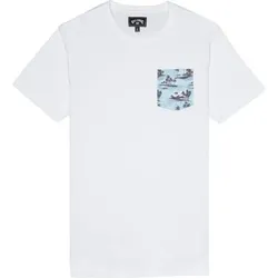 BILLABONG Herren Shirt ALLDAY PRINTED CREW, Größe XXL in Weiß Weiß