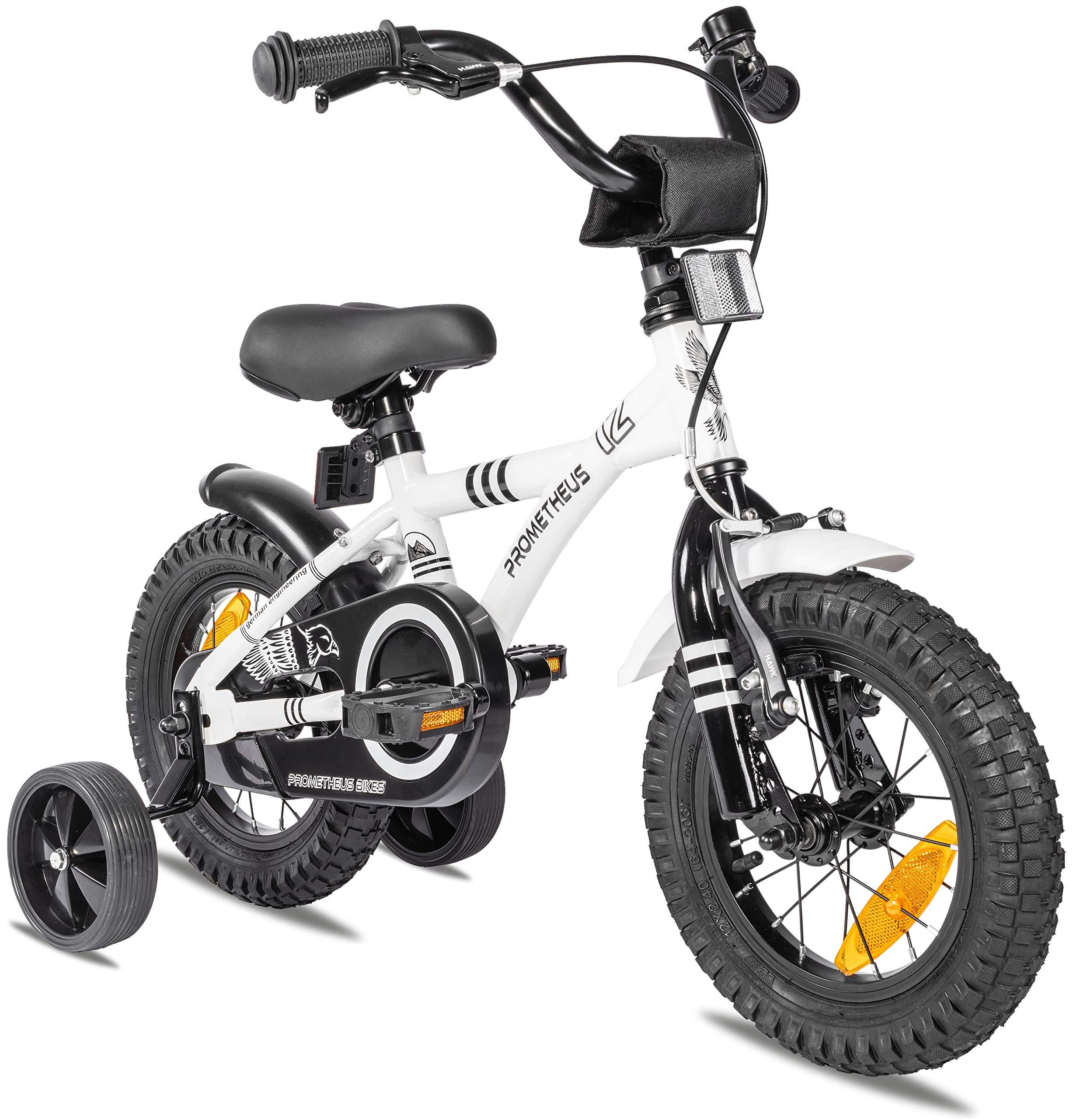 Kinderfahrrad 12 Zoll - Fahrrad für Jungen/Mädchen - Stützräder - Rücktrittbremse - Sicherheit