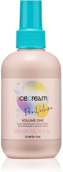 Inebrya Ice Cream Pro-Volume One Spray spray para dar volume ao cabelo 200 ml. Ice Cream Pro-Volume One Spray