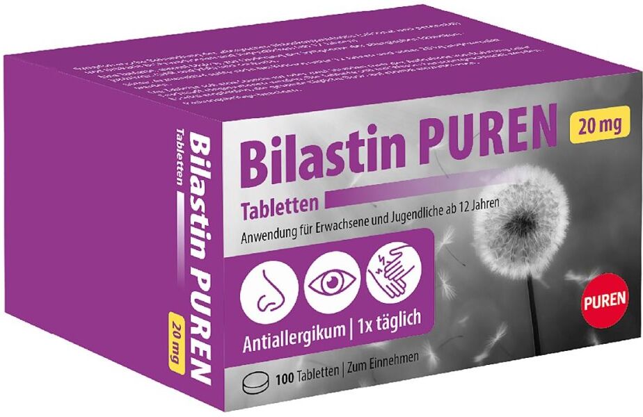 Bilastin Puren 20 mg Tabletten bei Allergie