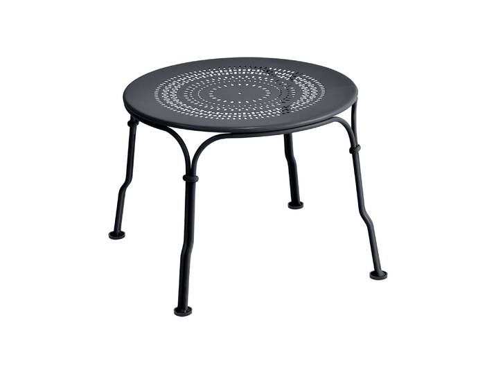 Beistelltisch, Stahl, Ø 45 cm, Kompakt & Wetterbeständig, Klassisch