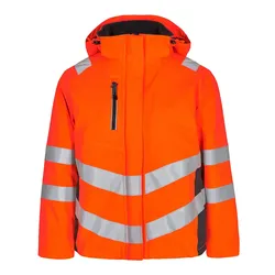 Damen Warnschutz Winterjacke "1943-930" Safety - S - orange/grau