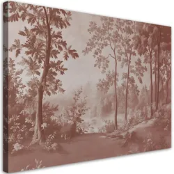 WANDBILD bäume natur wald