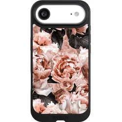 Nivocase Hülle für Apple iPhone Air Handyhülle NIVOcore Case Schwarz Blume Rose Vintage (Apple iPhone Air), Smartphone Hülle, Schwarz