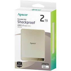 Apacer 2 TB Portable SSD USB 3.2 Gen2 AS724 (2 TB), Externe SSD