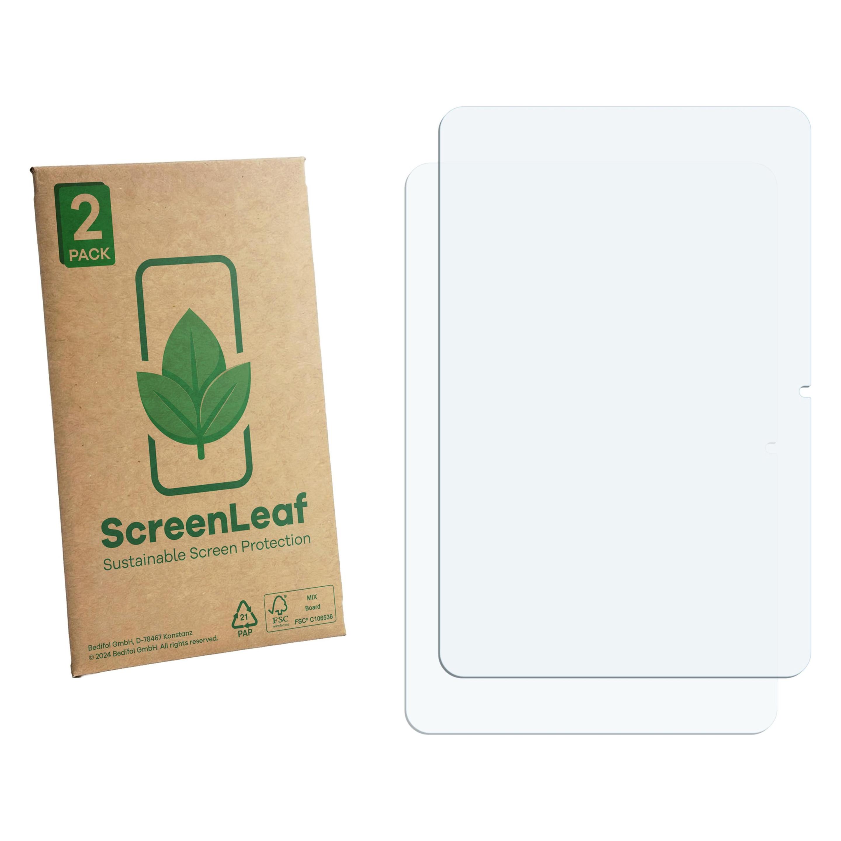 ScreenLeaf Schutzfolie für Xiaomi Poco Pad C1 Displayschutz Display Schutz Folie Klar Transparent (2 Stk., Xiaomi Poco Pad) (6163530)