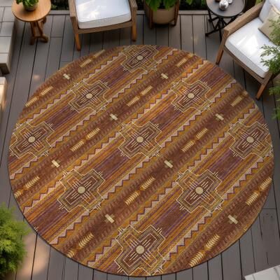 Addison Rugs Machine Washable Indoor/ Outdoor Modern Silt Chantille Rug