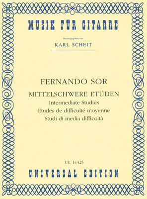 Universal Edition Sor Mittelschwere Etüden
