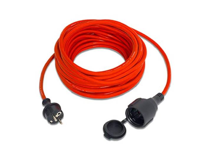 TROTEC Kwaliteits verlengsnoer 15m/ 230V/ 1,5mm² Dit snoer zou iedereen in huis moeten hebben: voor de grasmaaier of voor de geluidsinstallatie bij een feestje in de kelder.