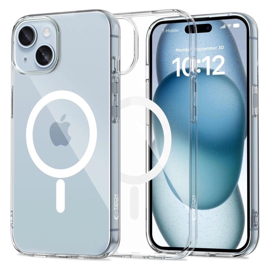 Tech-Protect Etui FlexAir MagSafe na iPhone 15 - przezroczyste (Apple iPhone 15) (26675-0)