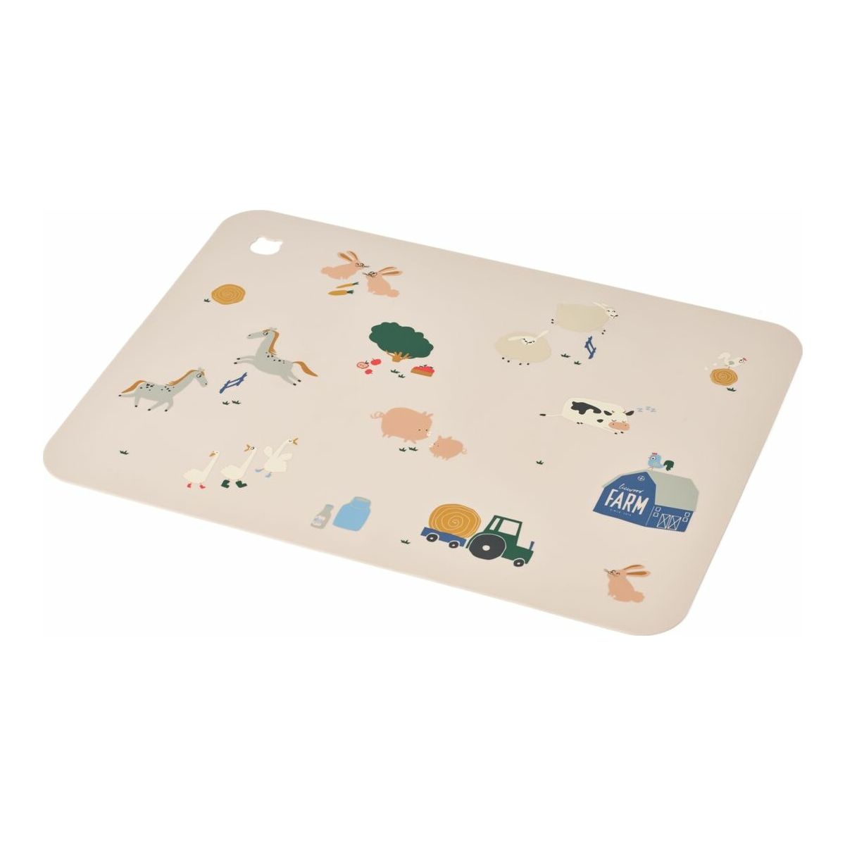 Liewood Jude Printed Placemat farmlife / sandy (3035) ONE SIZE LW15059-3035-ONE SIZE-CU